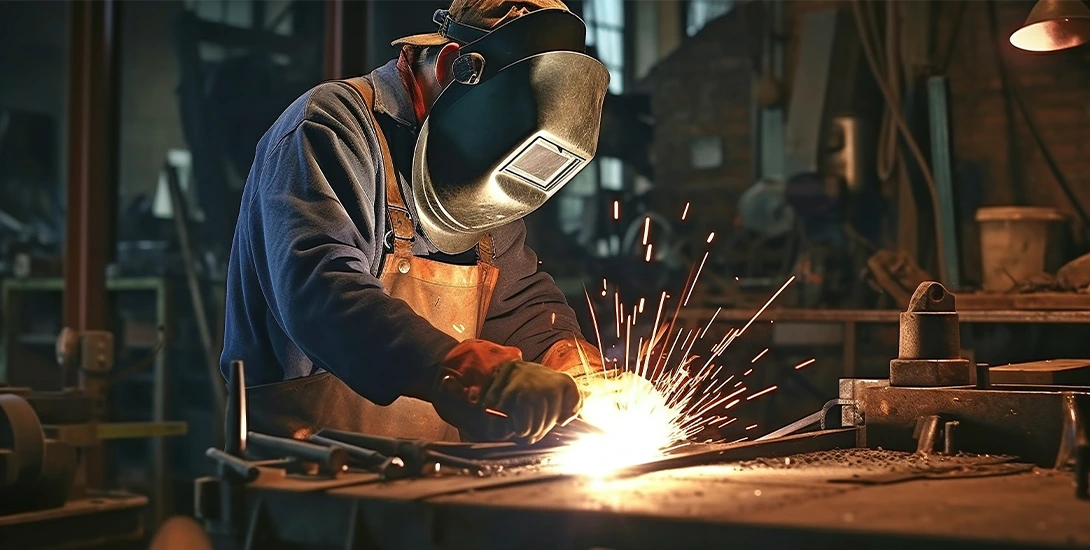 Steel work welding